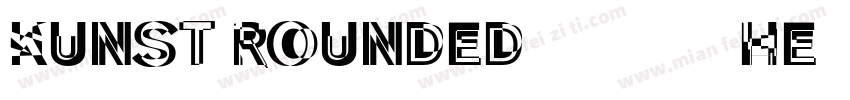 Kunst Rounded 144 He字体转换